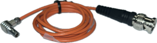 Orange Quality, Lemo 00 Right Angle to BNC RG 174, 3' ft Cable